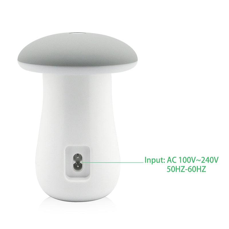 Mushroom Night Lamp Multi-Port USB Charger