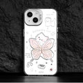 Cute Butterfly Bear iPhone Case
