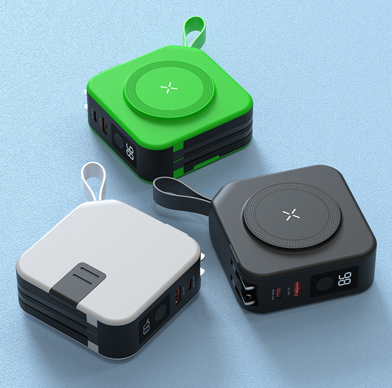 5-in-1 Magnetic Wireless Power Bank 10000mAh