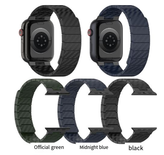 Carbon Fiber Magnetic Apple Watch Band