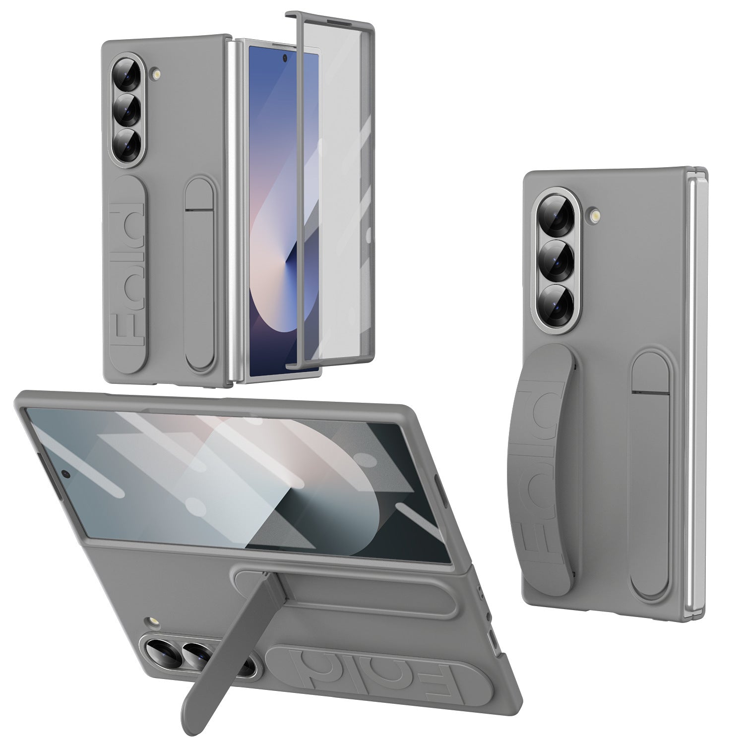 Samsung Z Fold 6 Protective Case with Wristband