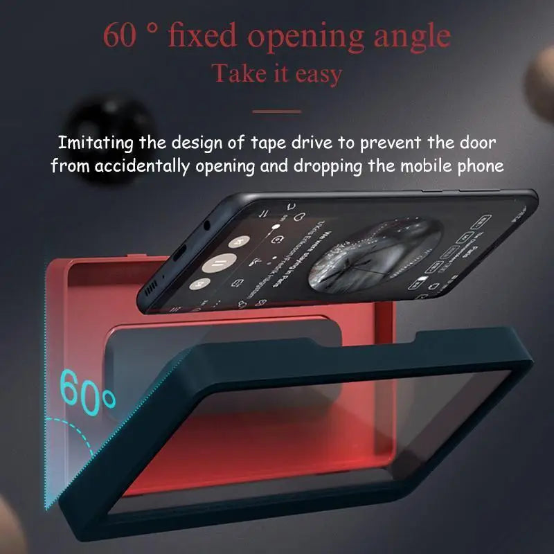 Waterproof Wall-Mounted Phone Holder Shelf