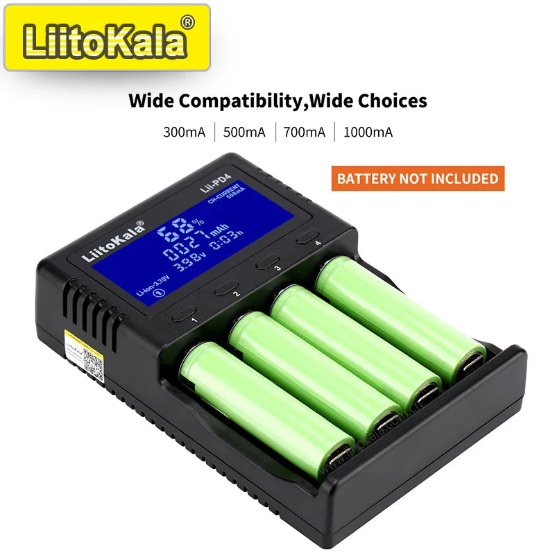 NNEOBA Smart LCD Battery Charger