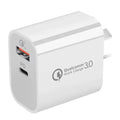 Usb Dual Type-C Pd Quick Fast Wall Charger Adapter Iphone Port Au Plug Power